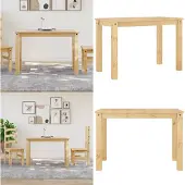 vidaXL Eettafel PANAMA 112x60x75 cm massief grenenhout