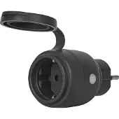 Osram Smart plug | inclusief energiemeter | Max. 3680W | Zigbee | IP44 | Zwart (NL)