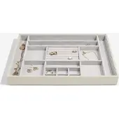 SmartaSaker Luxe Sieradendoos - Licht Beige - Organiseer uw Juwelen
