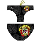Turbo Mexican Skull 2014 Swimming Brief Zwart 5-6 Years Jongen