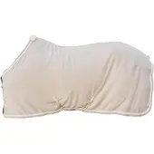 Kentucky Horsewear Horsewear - Zweetdeken fleece gevlochten touw beige 145-6'6