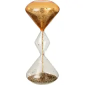 J-Line zandloper Glitters - glas - goud