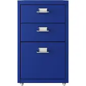 En.casa Kantoorkast Kökar op wielen 48x28x41 cm blauw []