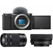 Sony Vlog camera ZV-E10 + 16-50mm II + 55-210mm