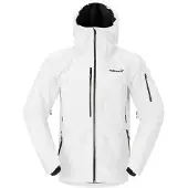 Norrøna - Ski jassen - Lofoten Gore-Tex Insulated Jacket M Whisper White voor Unisex - Maat S - Wit