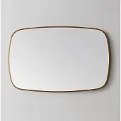 Lambini Designs Calera spiegel 140cm met dimbare verlichting brons geborsteld