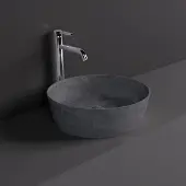 Rak Skin ronde waskom 42cm antraciet beton
