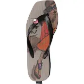 Uzurii Beach cocktail girl mid heel taupe