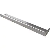 Saqu Modulo handdoekhouder met planchet voor douchewand 120cm Chroom