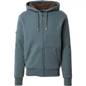 Superdry Sweatvest 'BORG' basaltgrijs