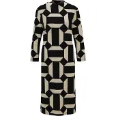 MADELEINE Jurk beige / zwart