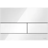 Tece TECEsquare - Bedieningsplaat, wit glas 9240800