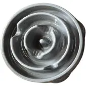 Pawise Slow Feeder Droplet Grijs - Hondenvoerbak - Ø22x5 cm