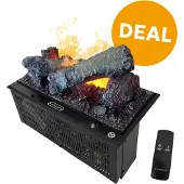 Xaralyn Waterdamphaard - Opti-Myst Cassette 400 - met houtset - met afstandsbediening - elektrische haard - inbouwhaard met waterdamp - vlamhoogte aanpasbaar