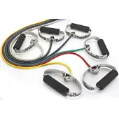 Freya Thera-Band Tubing met handvatten - Sterk - groen