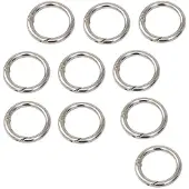 INF Ronde sleutelhangers met karabijnhaak 10-pack