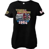 Transformers Optimus Prime uit 1984 Girly T-shirt voor dames, zwart