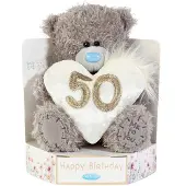 Me to You Knuffel Beer M7 16 cm 50 jaar Heart