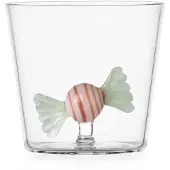 Ichendorf Milano - Waterglas Green & Red Candy - Waterglazen