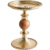 Beliani VODNO - Kandelaar - Goud - 31 cm - Aluminium