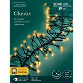 Lumineo Kerstverlichting LED Cluster 2040L 19m Warmwit warmwit Kunststof