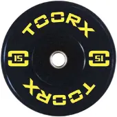 Toorx Fitness Bumper Plate - Professional Olympische Halterschijf - 15 kg