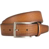 Lindenmann riem cognac structuur