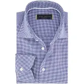 John Miller overhemd katoen geprint wide collar
