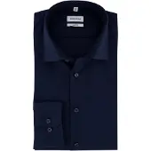 Seidensticker overhemd navy Shaped Fit