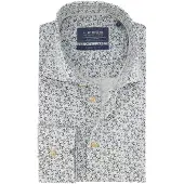 Ledub overhemd Modern Fit New blauw geprint