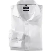Olymp No. Six Super Slim Overhemd wit, Effen
