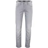 Alberto Light Lefthand Regular Fit Jeans grijs, Effen