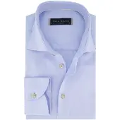 John Miller tailored fit overhemd lichtblauw effen