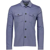 Born with Appetite Dustin shirtjacket blauw gemêleerd
