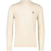 Lyle & Scott trui effen beige merinowol
