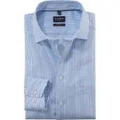 Olymp Luxor Modern Fit Overhemd blauw, Gestreept