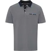 Brax polo donkerblauw katoen effen