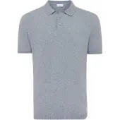 Gentiluomo polo grijs gemeleerd normale fit