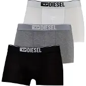 Diesel Boxershorts 'Damien' grijs gemêleerd / zwart / wit