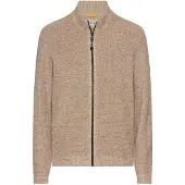 Camel active vest beige gemêleerd katoen