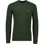 Lyle & Scott trui groen gemeleerd lamswol