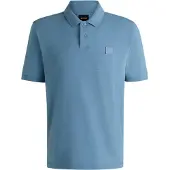 HUGO BOSS BOSS Orange poloshirt blauw effen katoen