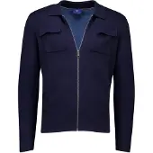 Baileys overshirt donkerblauw dubbele borstzak