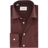 Eton classic fit overhemd katoen bordeaux