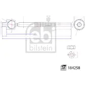 FEBI BILSTEIN Axiaalgewricht, spoorstang 184258