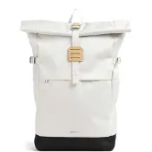Sandqvist - Fietsforensen - Icon Rolltop Backpack M Birch voor Unisex van Aluminium - Wit