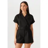 Notre-V Dames Jumpsuits Nv-fern - Zwart - Maat 36