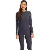 Nomad Lichtgewicht Thermoshirt Dames | Grijs | M | Naadloze Basislaag | Warm, Ademend & Sneldrogend | Voor Wandelen, Skiën & Dagelijks Gebruik