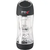PDX ViewTube Pro - zuigende-vibrerende masturbator (zwart)