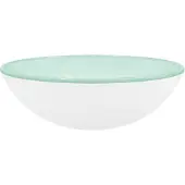 vidaXL - Wasbak - 42x14 - cm - gehard - glas - wit